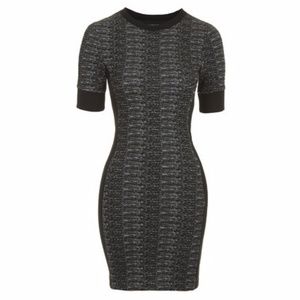 Topshop space dye bodycon dress